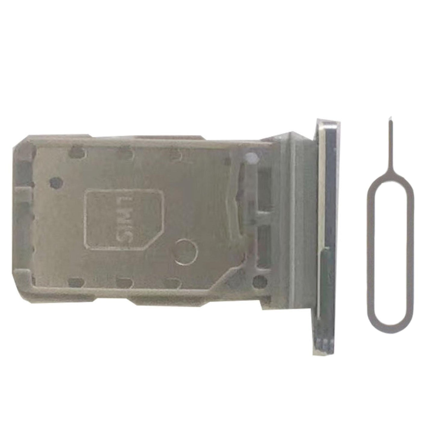 Dual Sim Card Tray Holder Replacement for Samsung S21 5G Sim Tray grey