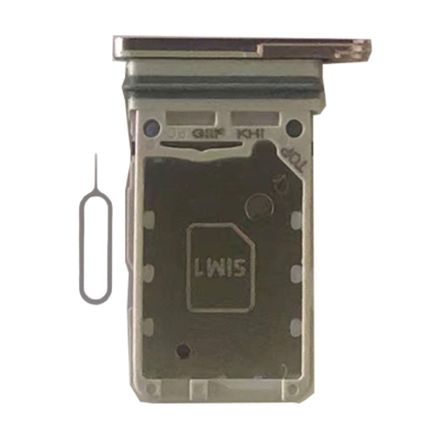 Dual Sim Card Tray Holder Replacement for Samsung S21 5G Sim Tray Gold