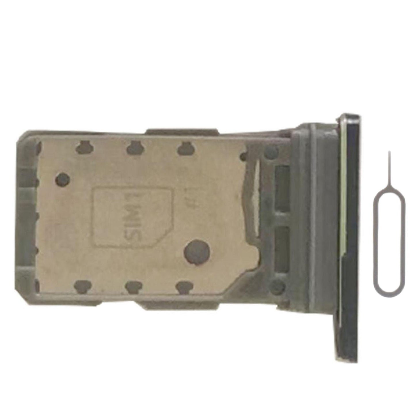 Dual Sim Card Tray Holder Replacement for Samsung S21 5G Sim Tray Black