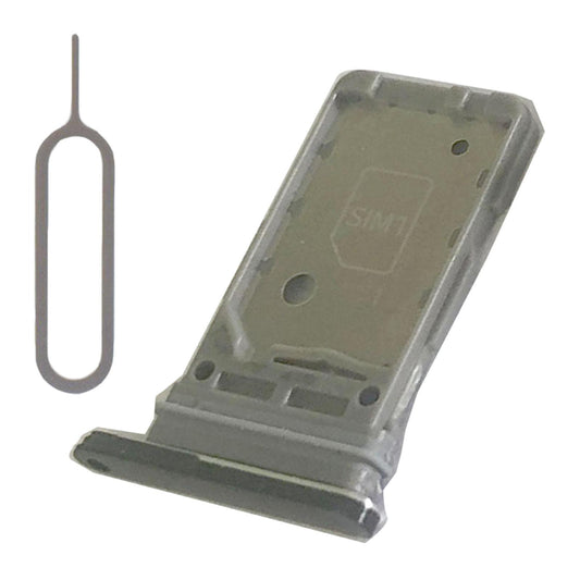 Dual Sim Card Tray Holder Cell Phone for Samsung S21+Plus 5G Slot Black