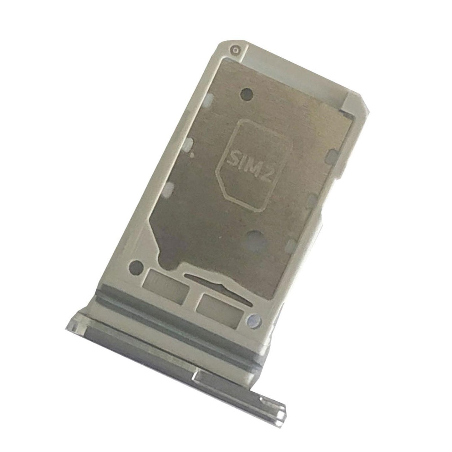 Dual Sim Card Tray Holder Smartphone for Samsung S21 5G Sim Card Slot Silver