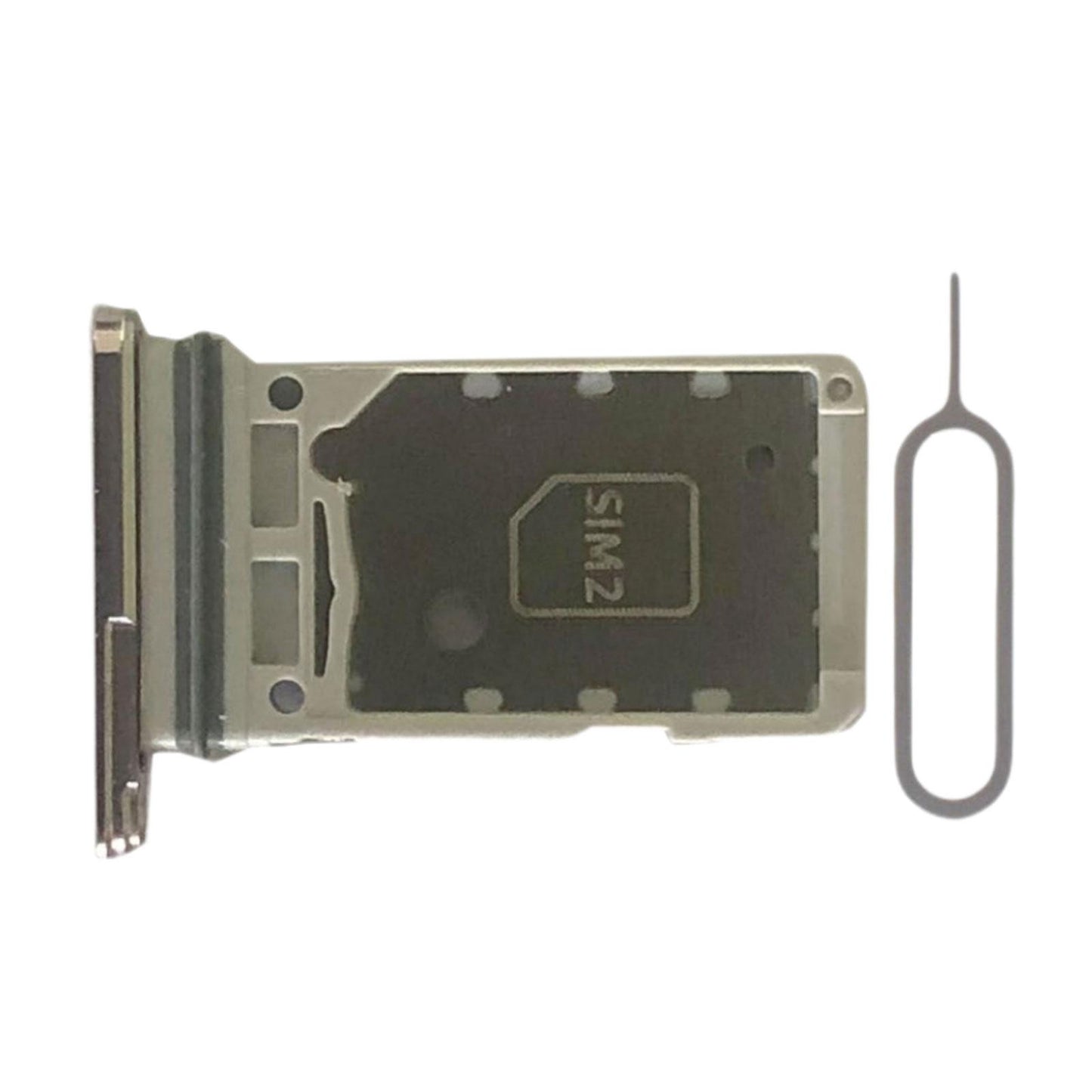 Dual Sim Card Tray Holder Smartphone for Samsung S21 5G Sim Card Slot Gold