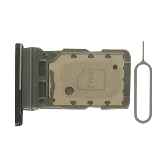 Dual Sim Card Tray Holder Smartphone for Samsung S21 5G Sim Card Slot Black