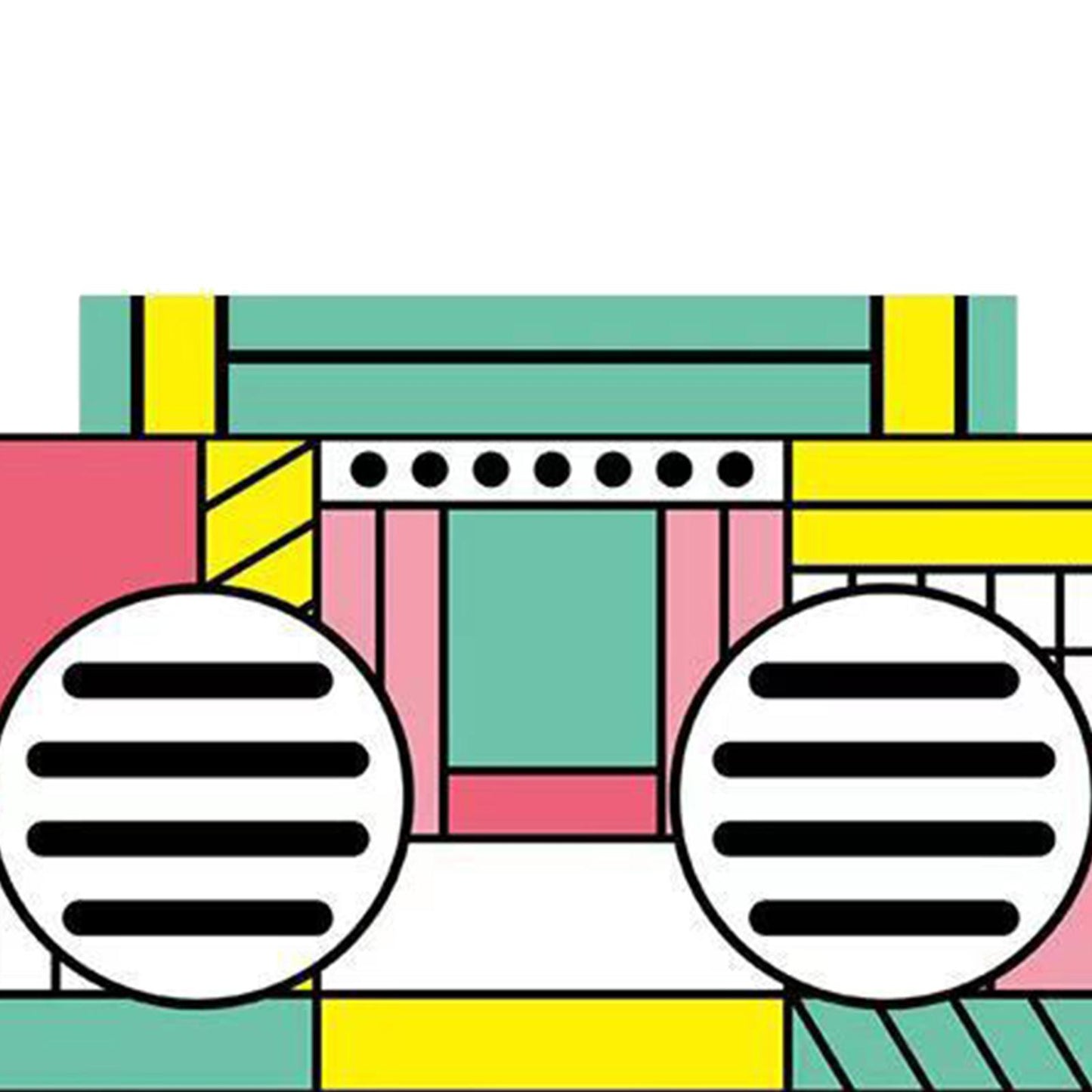 Bluetooth Wireless Speaker Bass U Disk for Smartphone Outdoors Home Pink