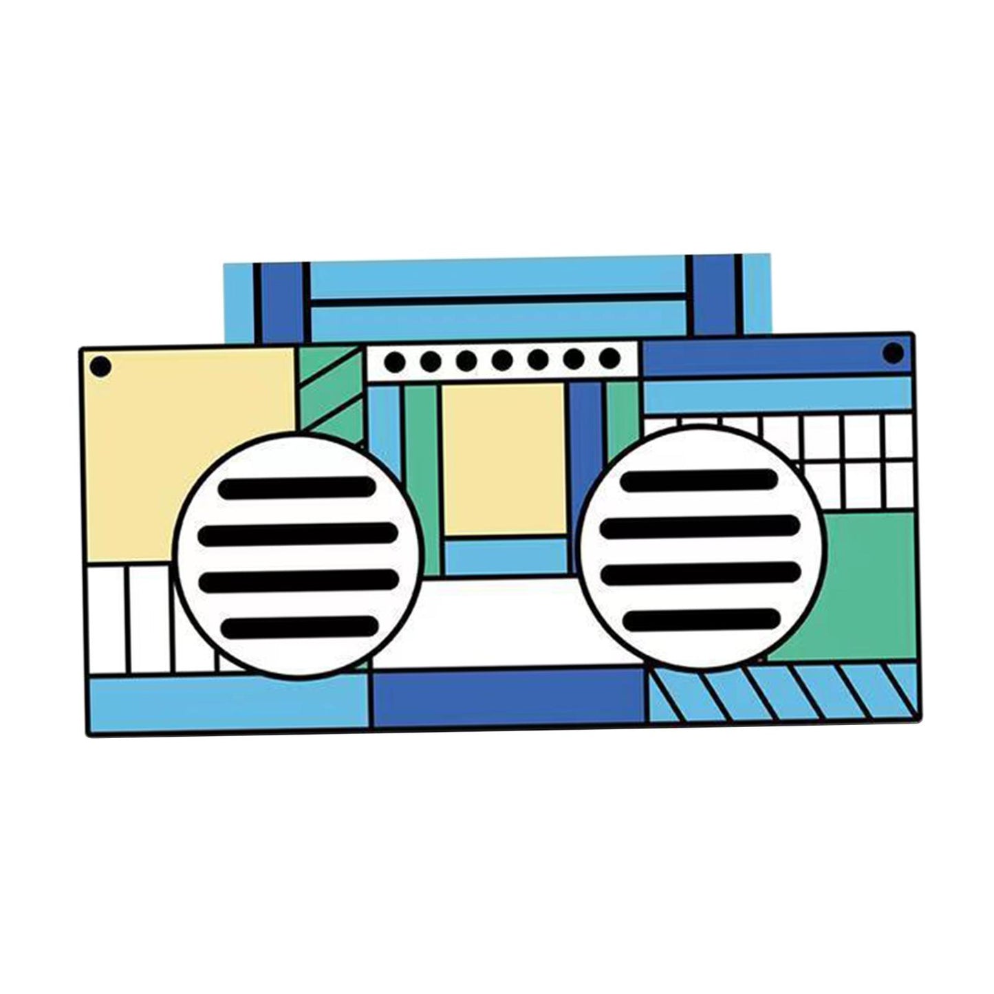 Bluetooth Wireless Speaker Bass U Disk for Smartphone Outdoors Home Blue