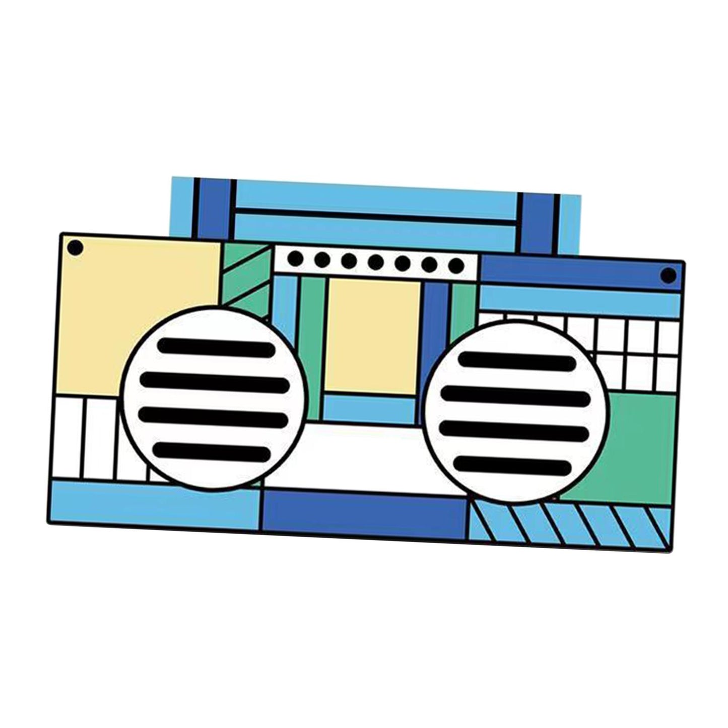 Bluetooth Wireless Speaker Bass U Disk for Smartphone Outdoors Home Blue