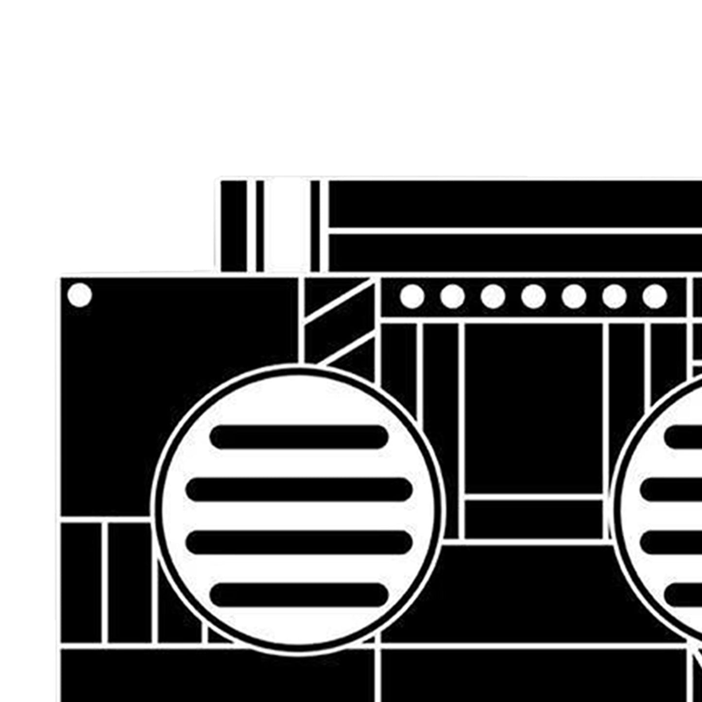 Bluetooth Wireless Speaker Bass U Disk for Smartphone Outdoors Home Black