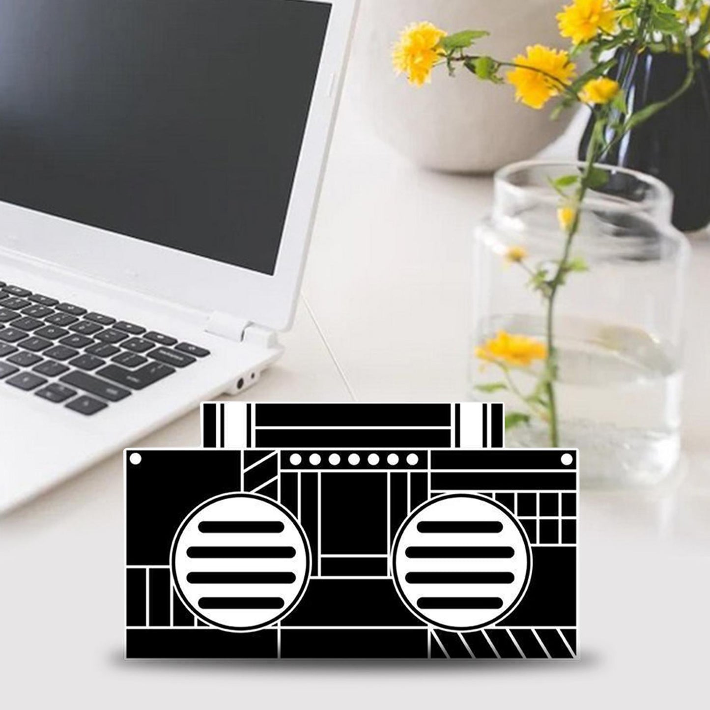 Bluetooth Wireless Speaker Bass U Disk for Smartphone Outdoors Home Black