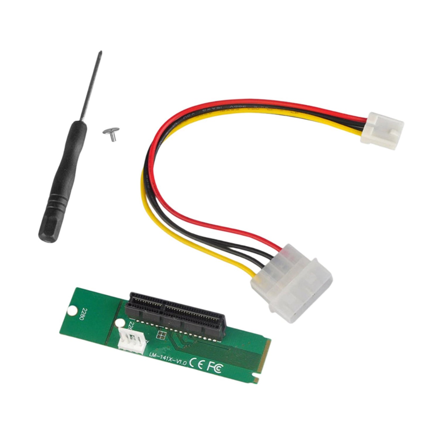 NGFF M.2 to Pci-E PCI Express 4x 1x Slot Riser Card Adapter Accessories