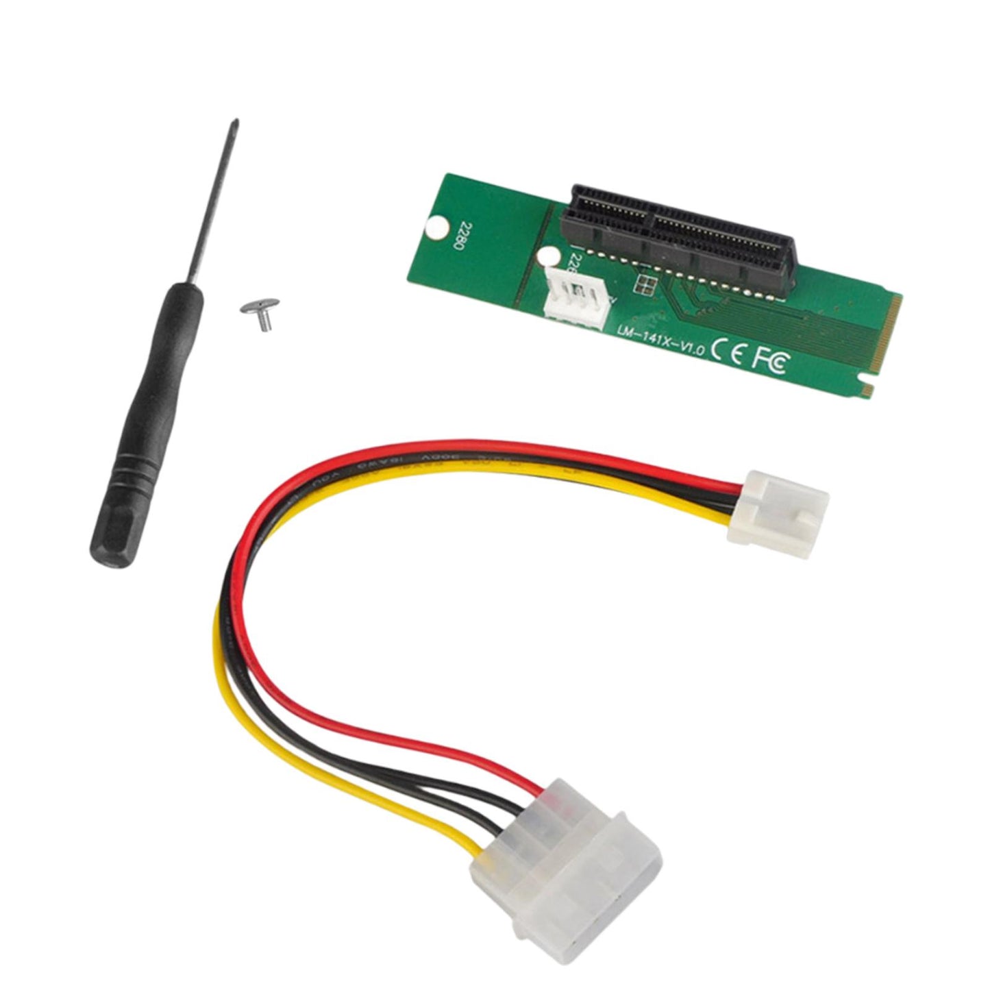 NGFF M.2 to Pci-E PCI Express 4x 1x Slot Riser Card Adapter Accessories