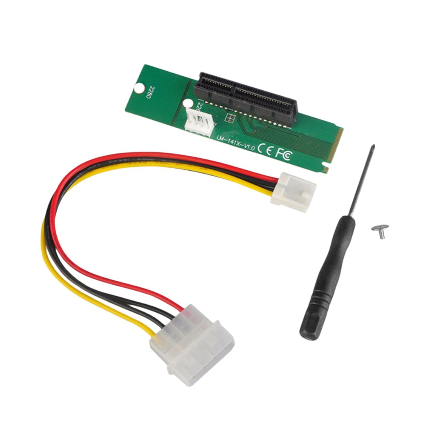 NGFF M.2 to Pci-E PCI Express 4x 1x Slot Riser Card Adapter Accessories