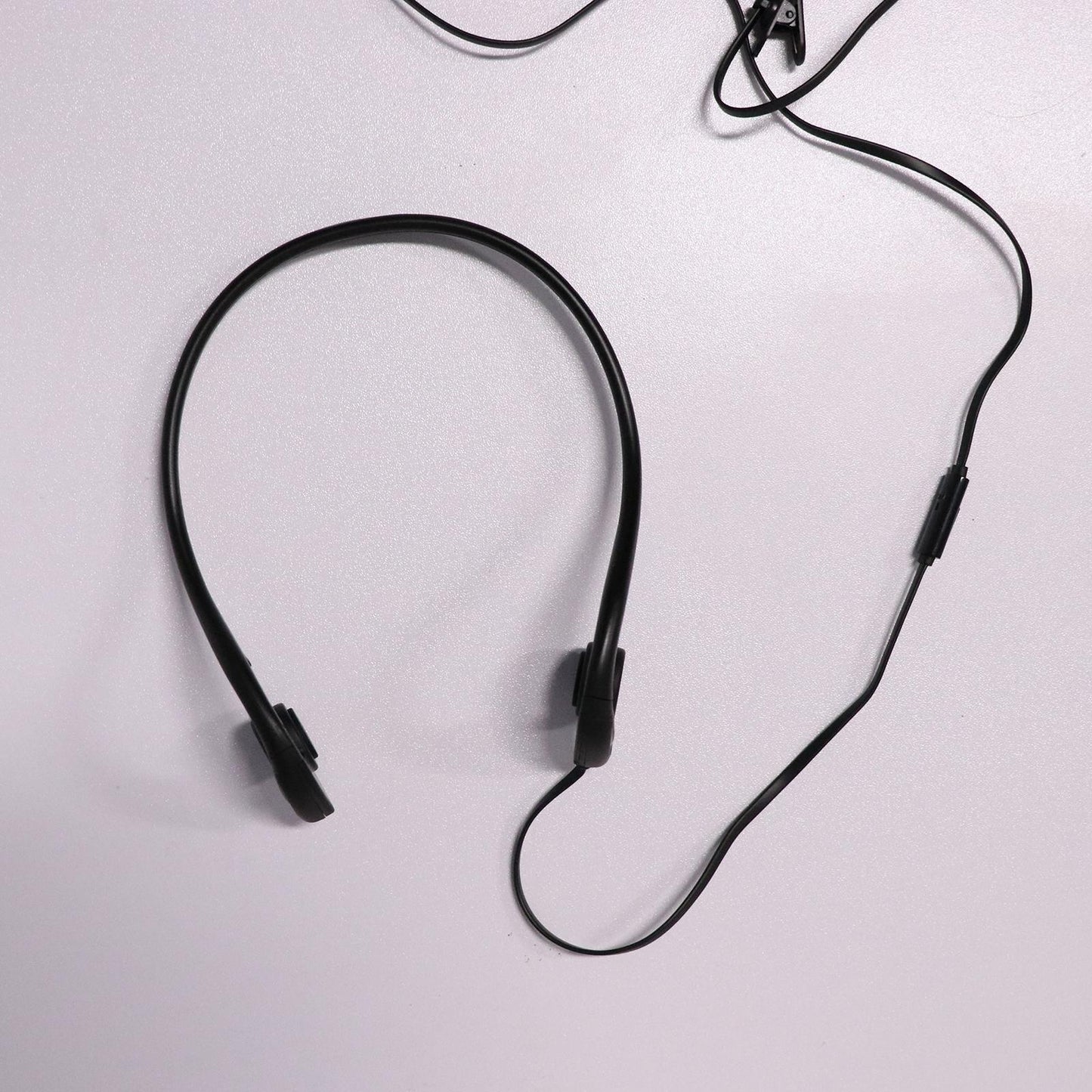 Bone Conduction Wired Headset Voice Control for Running Outdoor Sport Black