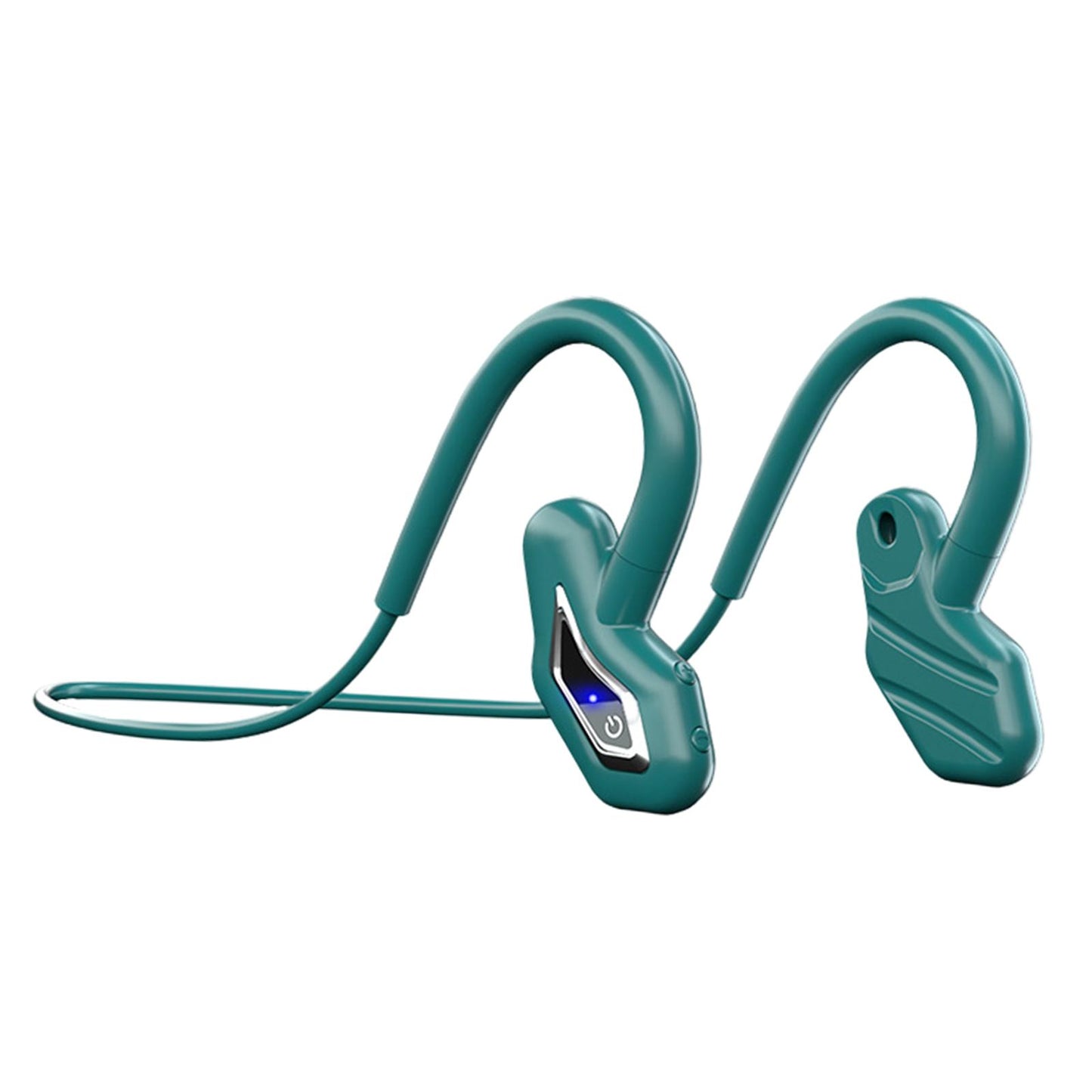 Bone Conduction Headphones Wireless Bluetooth Headset Green