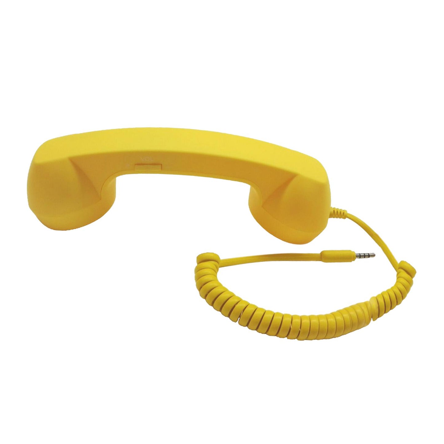 Retro Telephone Handset 3.5mm Classic Mini for iPhone iPad Mobile Phones Yellow