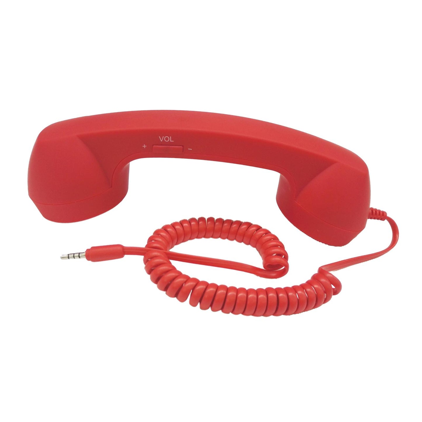 Retro Telephone Handset 3.5mm Classic Mini for iPhone iPad Mobile Phones Red