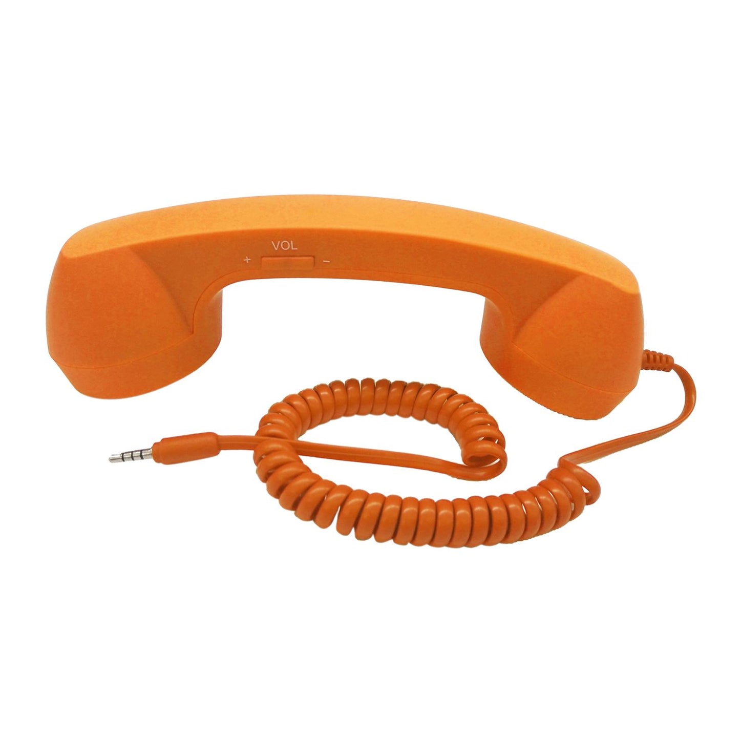 Retro Telephone Handset 3.5mm Classic Mini for iPhone iPad Mobile Phones Orange