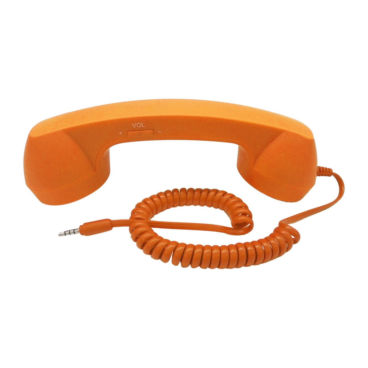 Retro Telephone Handset 3.5mm Classic Mini for iPhone iPad Mobile Phones Orange