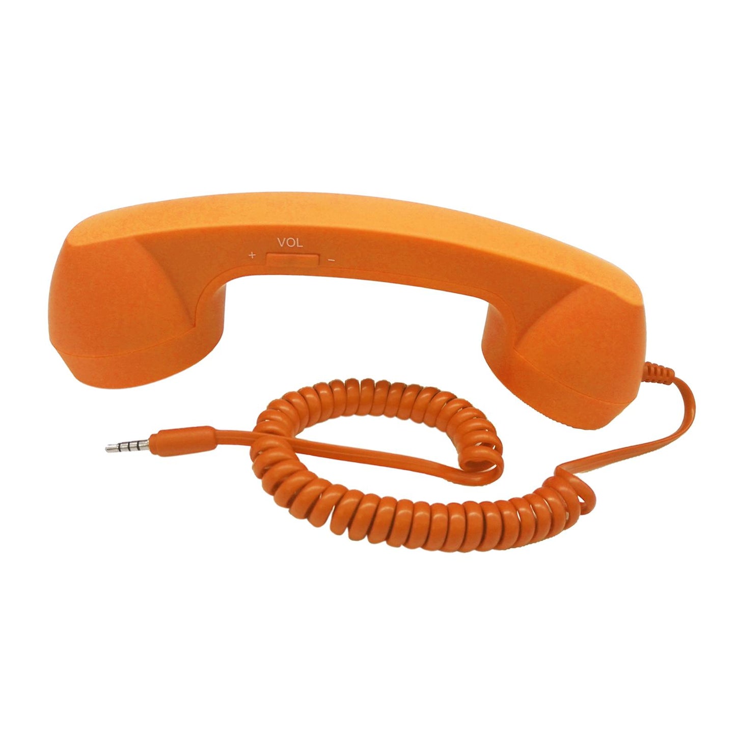 Retro Telephone Handset 3.5mm Classic Mini for iPhone iPad Mobile Phones Orange