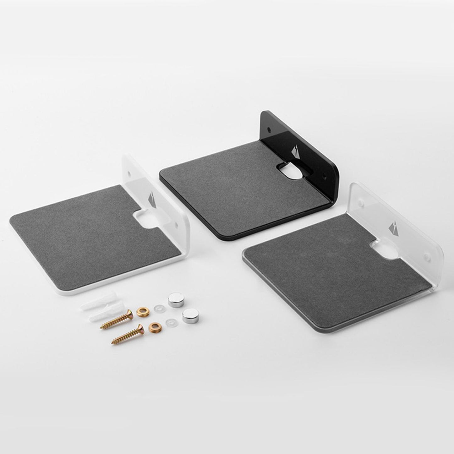 Bluetooth Speaker Stand Holder Accessories Shelf Universal for Sound Bars White