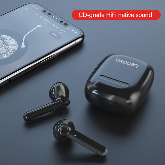 Bluetooth 5.0 In-Ear Earbuds Rechargeable Sports Earphones for Gaming Black