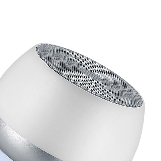 Mini Bluetooth 5.0 Speaker for Laptop Computer PC Bedroom Showers Bathroom Silver Gray 