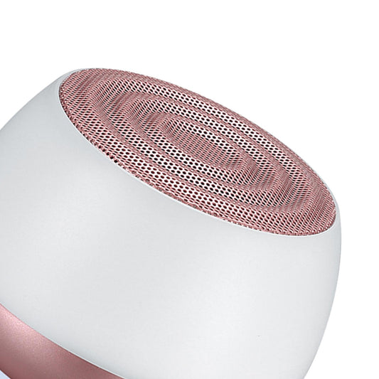 Mini Bluetooth 5.0 Speaker for Laptop Computer PC Bedroom Showers Bathroom Rose Gold
