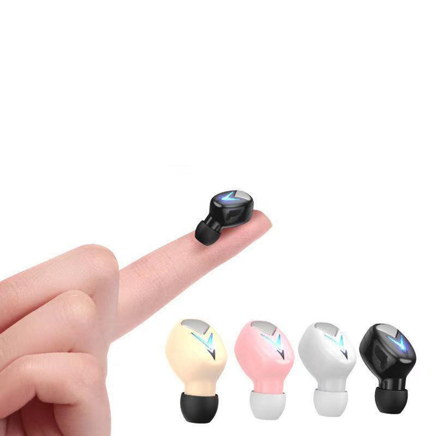 S600 Mini Single Wireless Earbuds Noise Reduction Earphones Champaign Gold