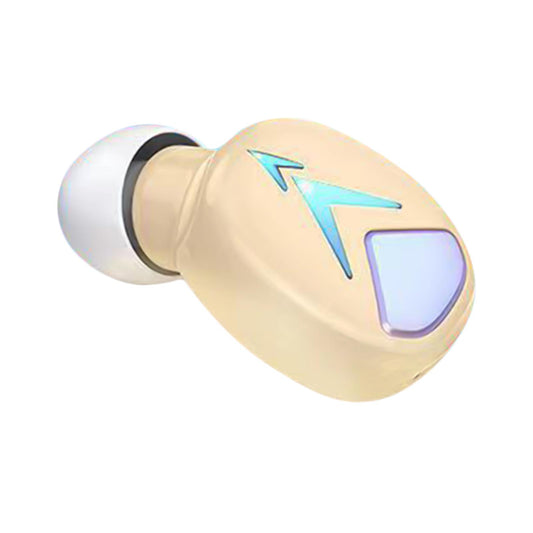 S600 Mini Single Wireless Earbuds Noise Reduction Earphones Champaign Gold