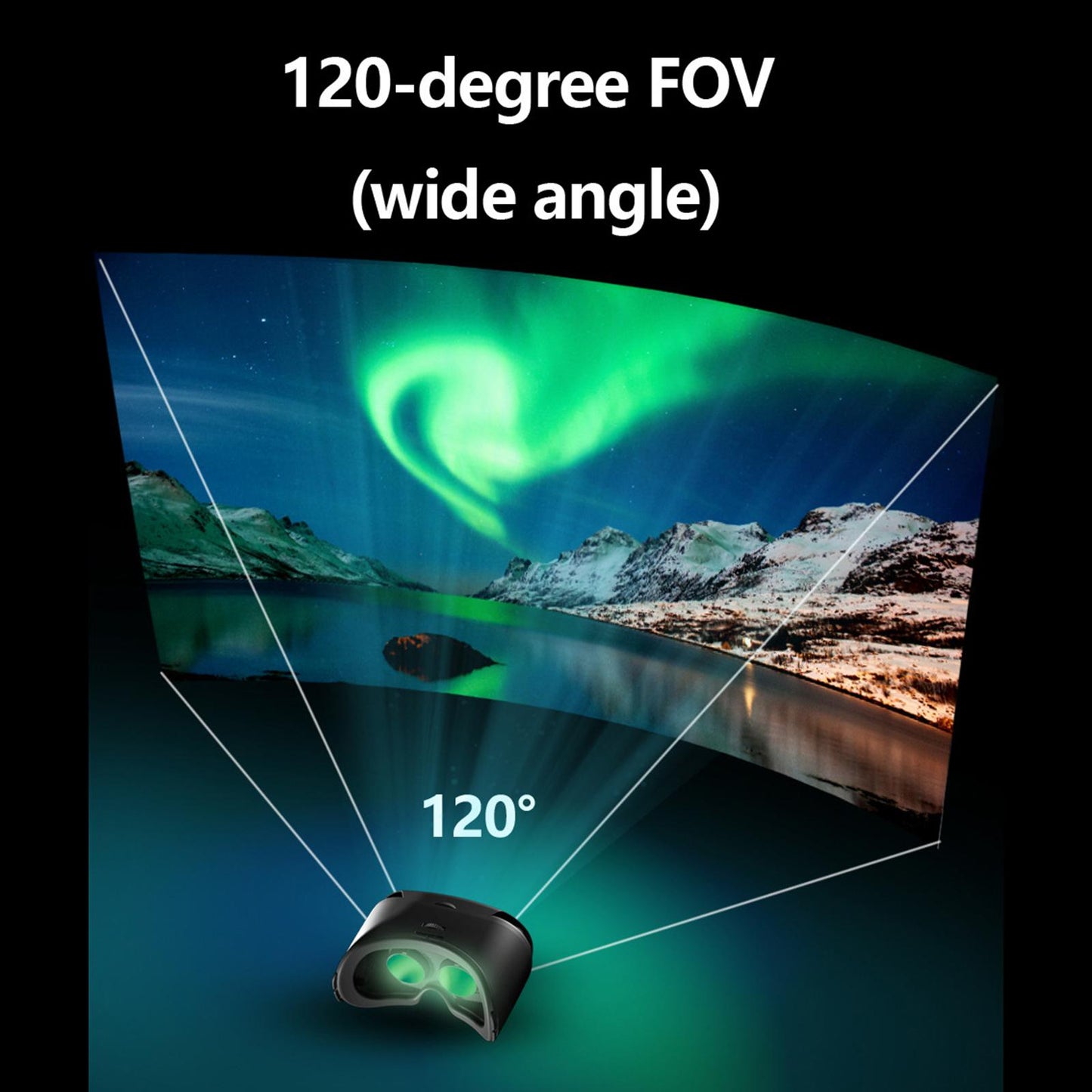 Universal VR Headset Glasses Mobile Games Gift TV Videos Kids Adults Blue