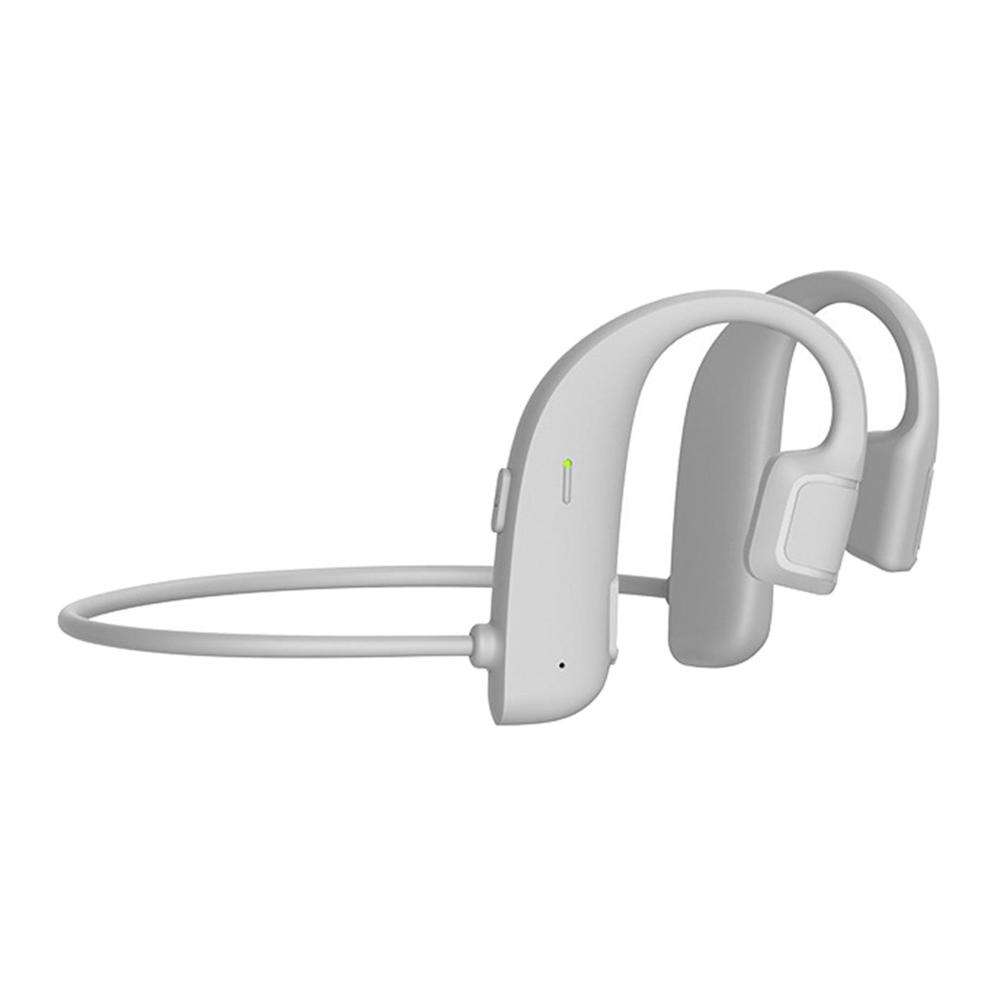 Bone Conduction Headphones Open Ear Wireless Earphones Bendable  Gray