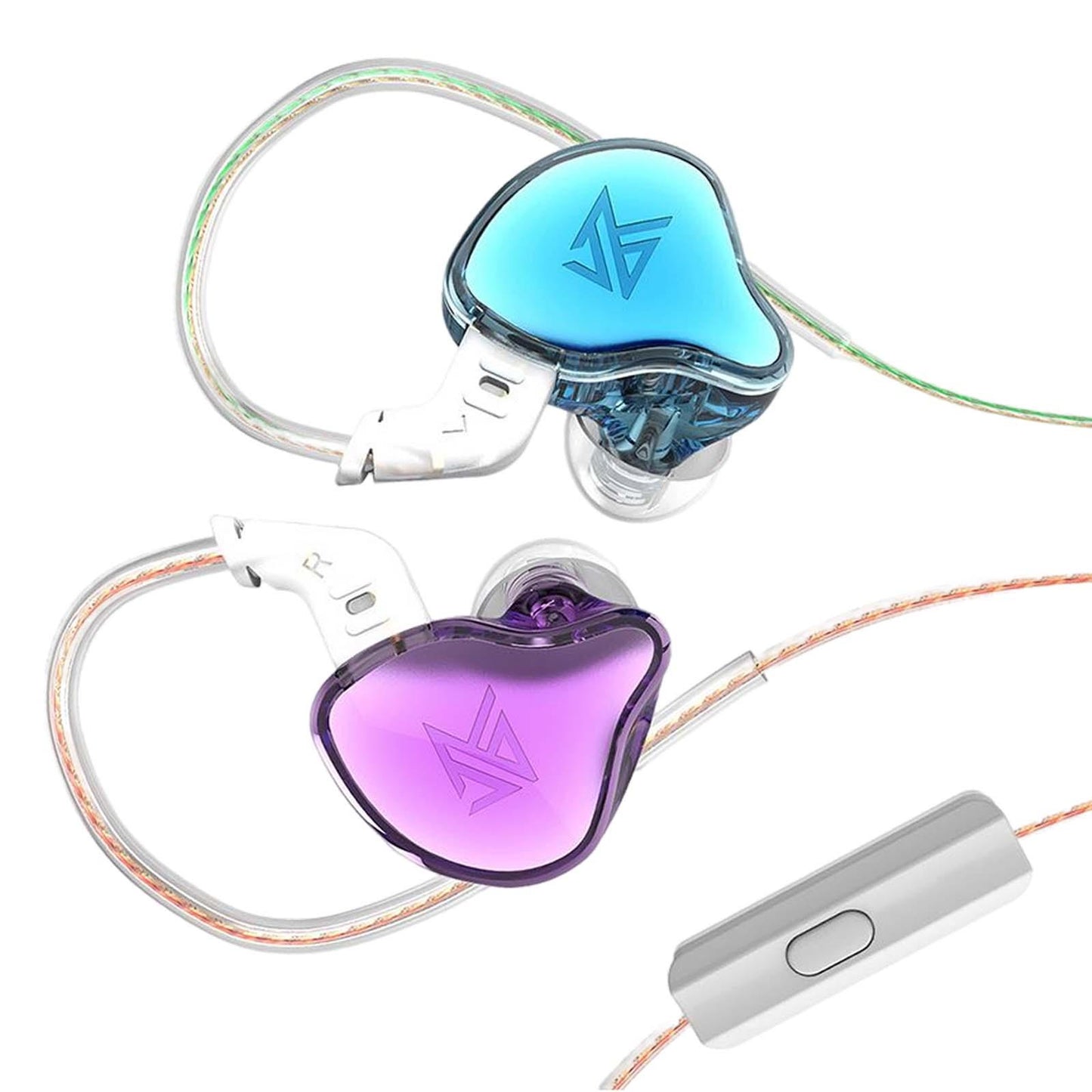 3.5mm Wired Earphones Noise Cancelling 10mm Moving Unit  Colorful with Mic