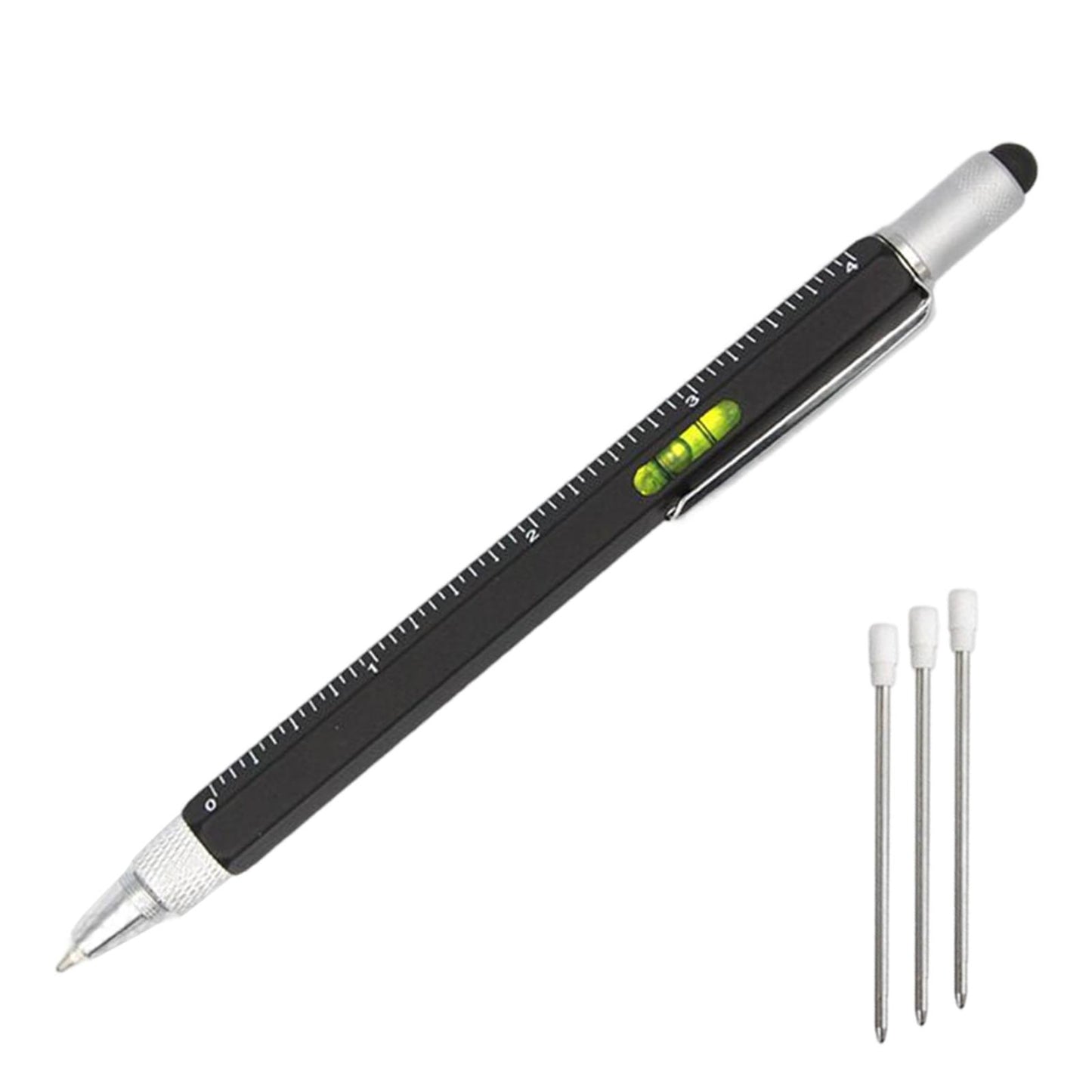 Multitool Pen Screwdriver Touch Screen Stylus Multifunctional Pen Black