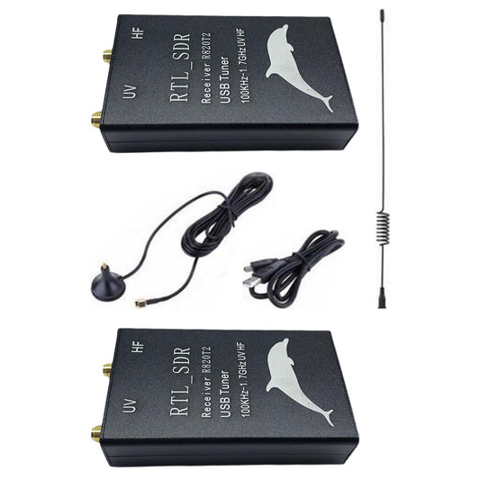 Radio RTL USB Tuner Receive RTL2832U+R820T2 100KHz-1.7GHz Kit Receiver