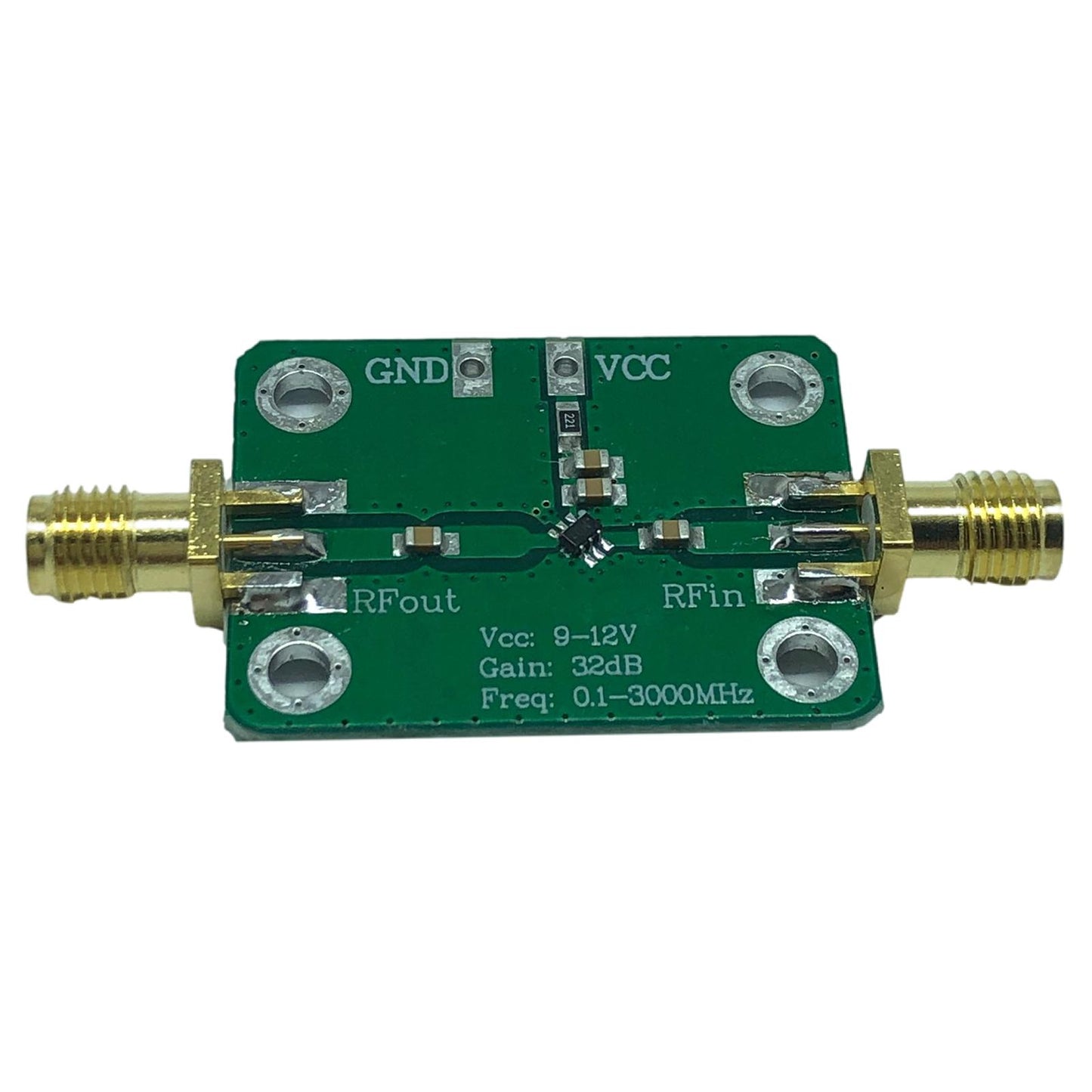 Broadband RF Amplifier 0.1-3000MHz 0.5W 32DB High Frequency Amplifier Radio