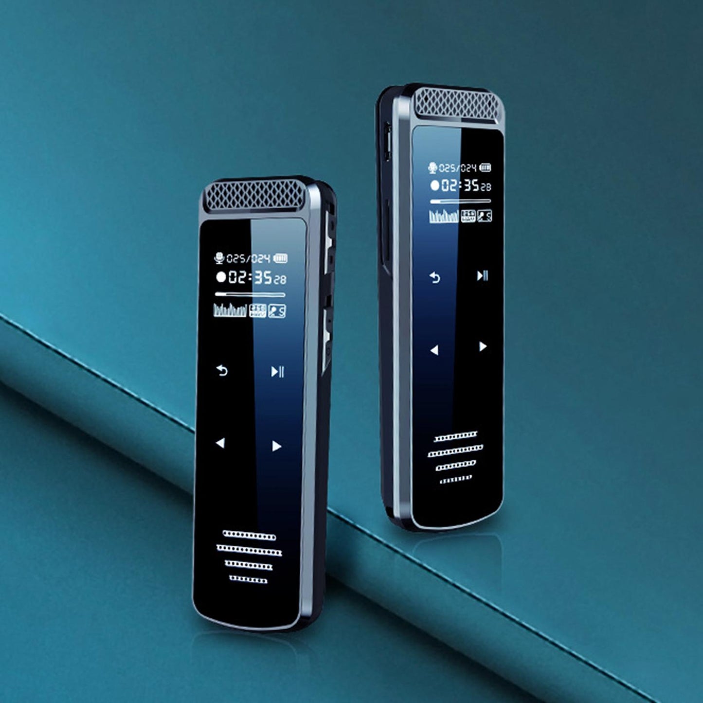 Digital Voice Recorder Voice Activated for Lectures Speech None Storage Card