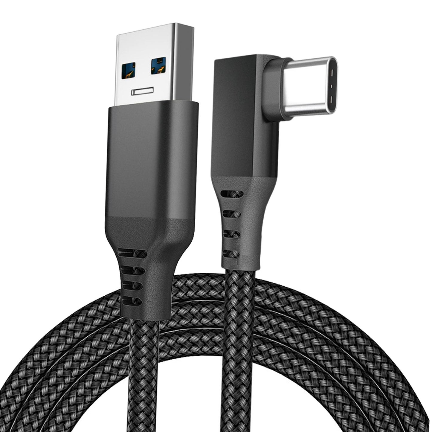 Link Cable Fast Charge 90 Degree for Quest 2 VR Headset Black 6m 20ft