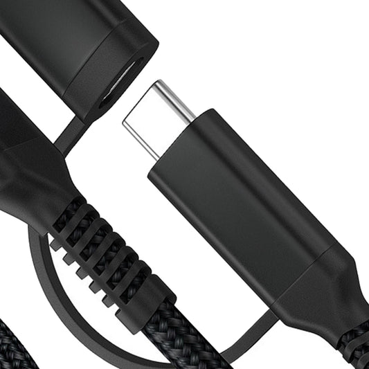 Link Cable Fast Charge 90 Degree for Quest 2 VR Headset Black 5m 16ft 2in1