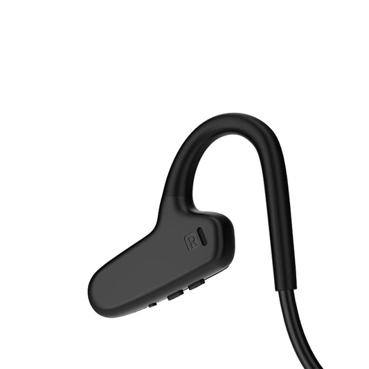 Bone Conduction Headphones Bluetooth Open Ear Sports Headset Stereo Black