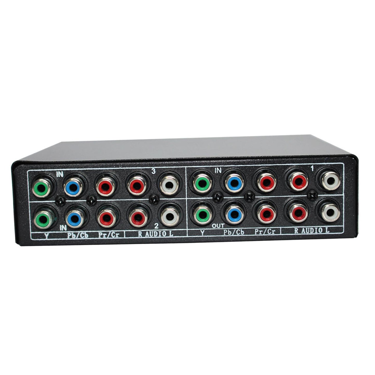 3 in 1 Out Component AV Video Switch Box AV Splitter Selector for Gaming TVs