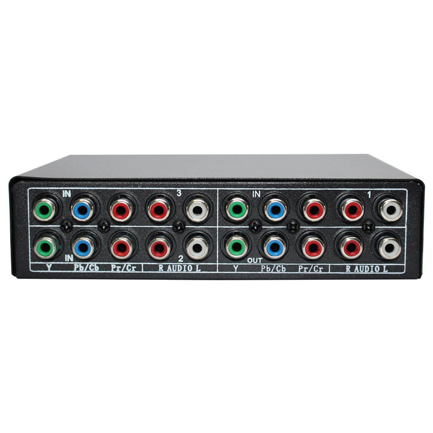 3 in 1 Out Component AV Video Switch Box AV Splitter Selector for Gaming TVs