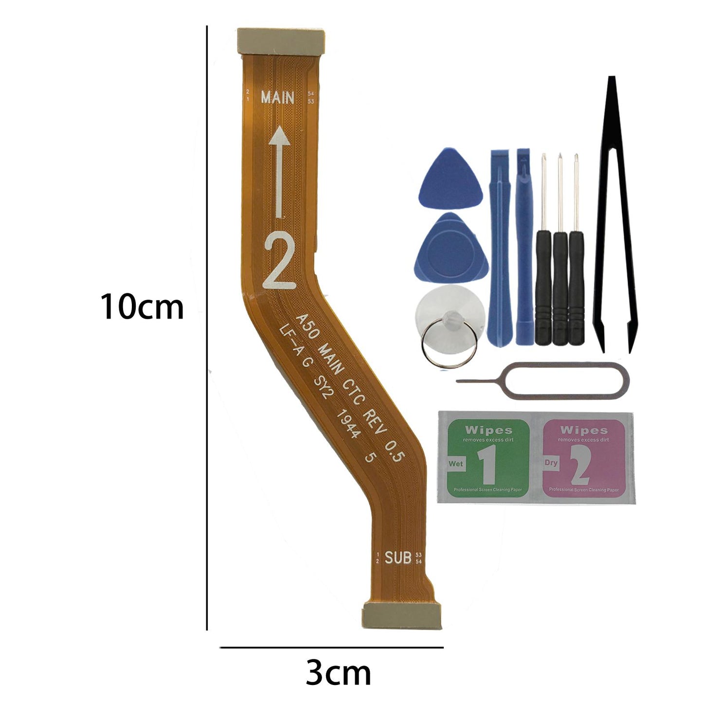 Mainboard LCD Flex Cable Connector Repair Part for Samsung Galaxy A50 2019