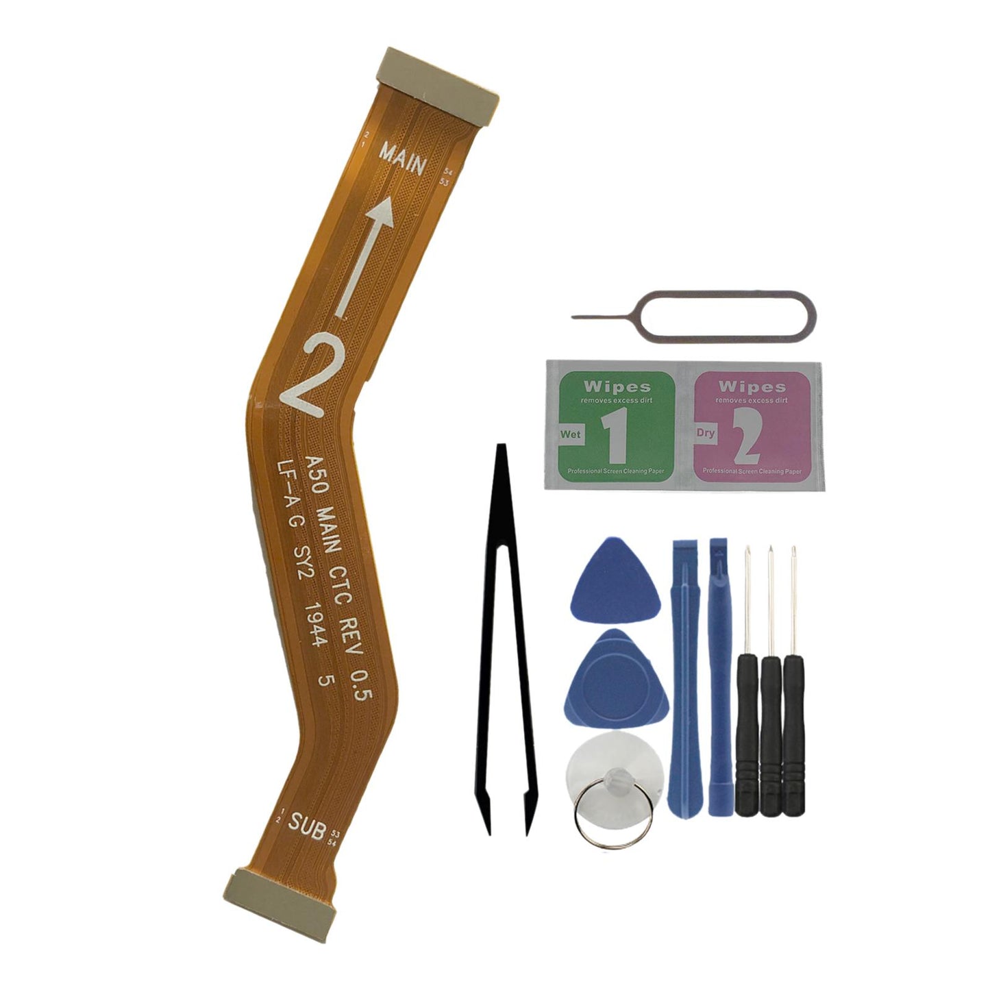 Mainboard LCD Flex Cable Connector Repair Part for Samsung Galaxy A50 2019