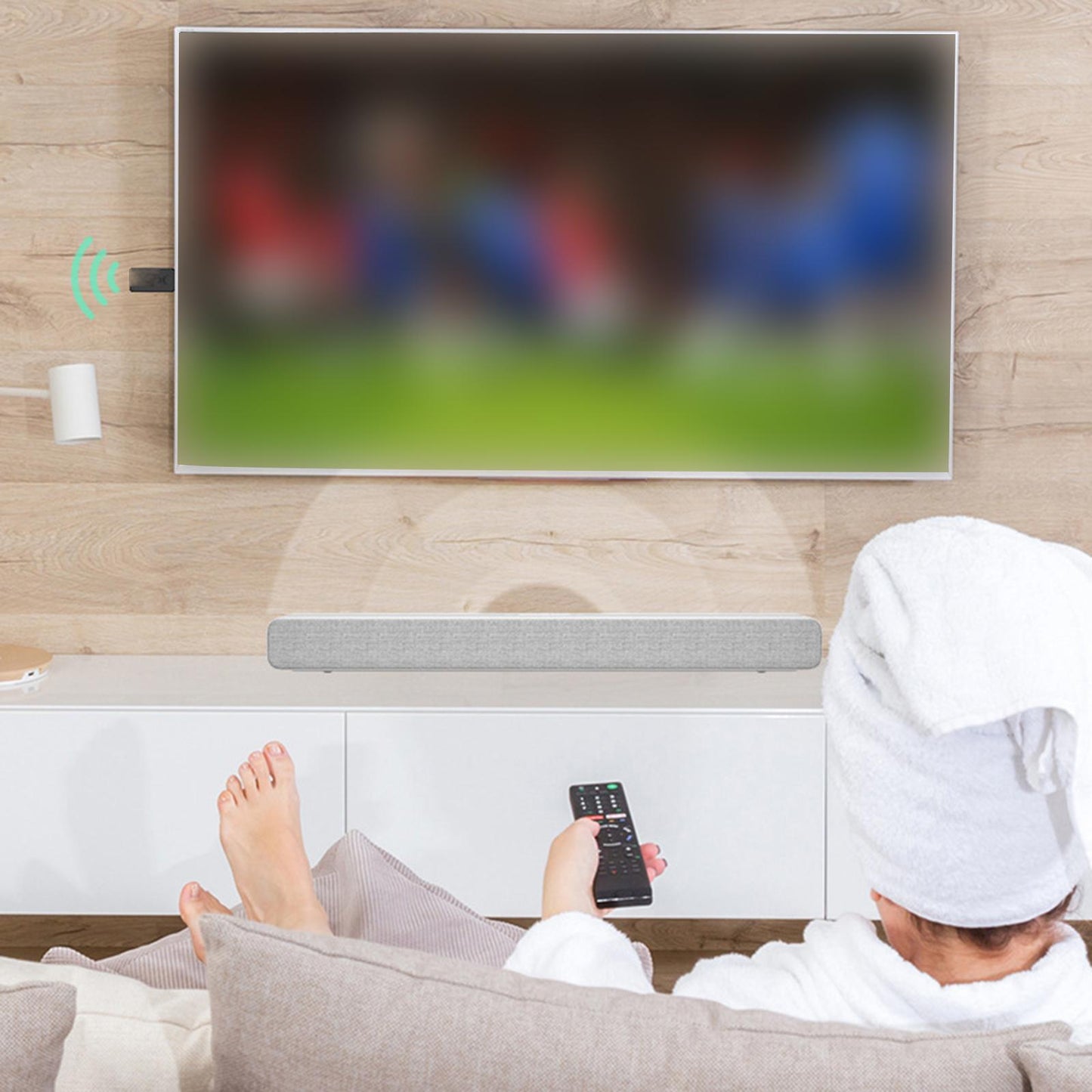 Bluetooth Transmitter Low Latency USB Power Supply for TV Computer MP3/MP4