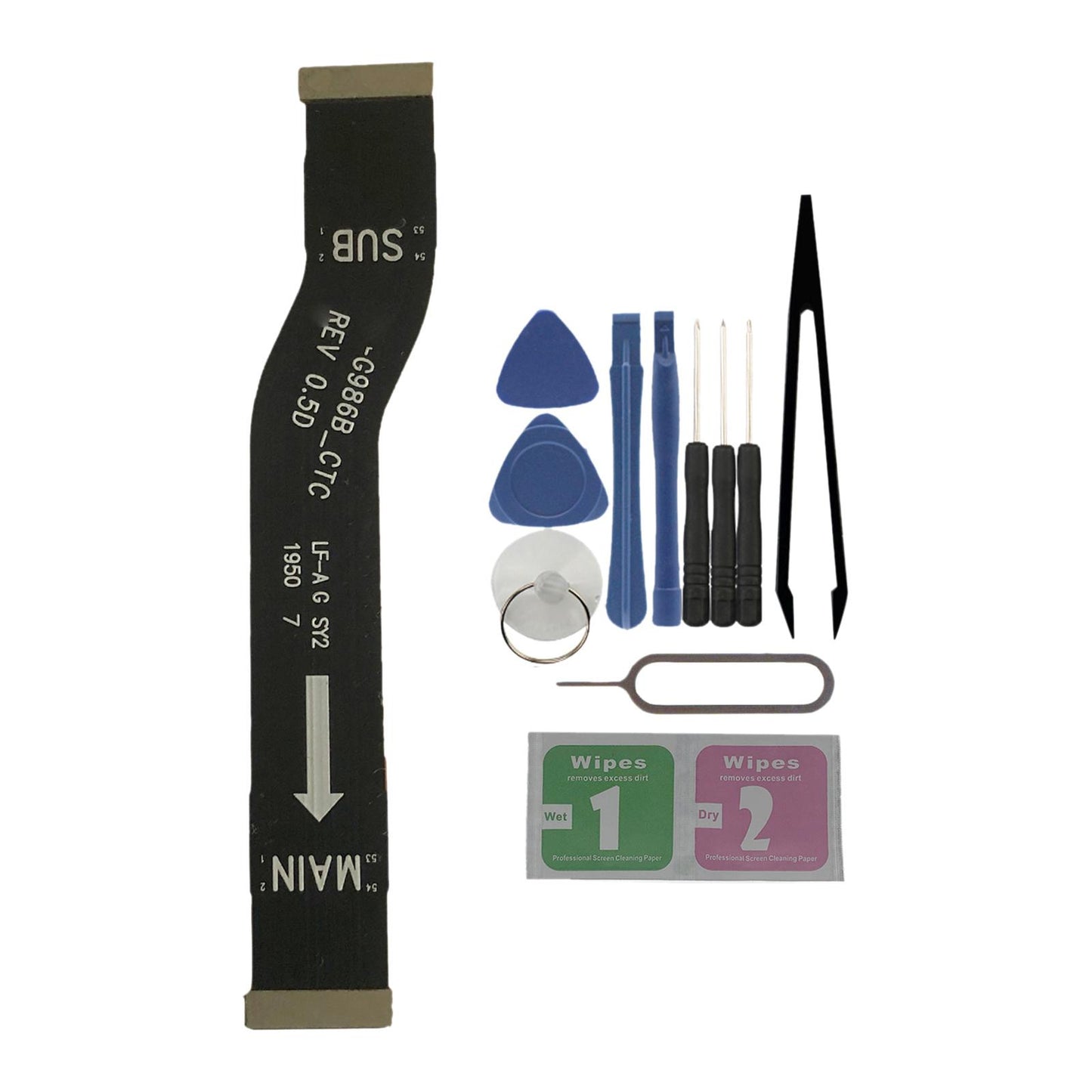 LCD LVD Motherboard Connector Flex Cable Kit for S20 Plus G986U G986B Phones