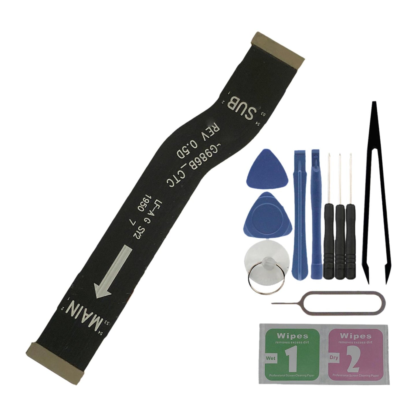 LCD LVD Motherboard Connector Flex Cable Kit for S20 Plus G986U G986B Phones