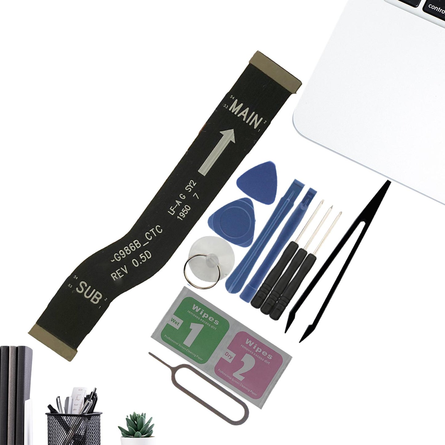 LCD LVD Motherboard Connector Flex Cable Kit for S20 Plus G986U G986B Phones