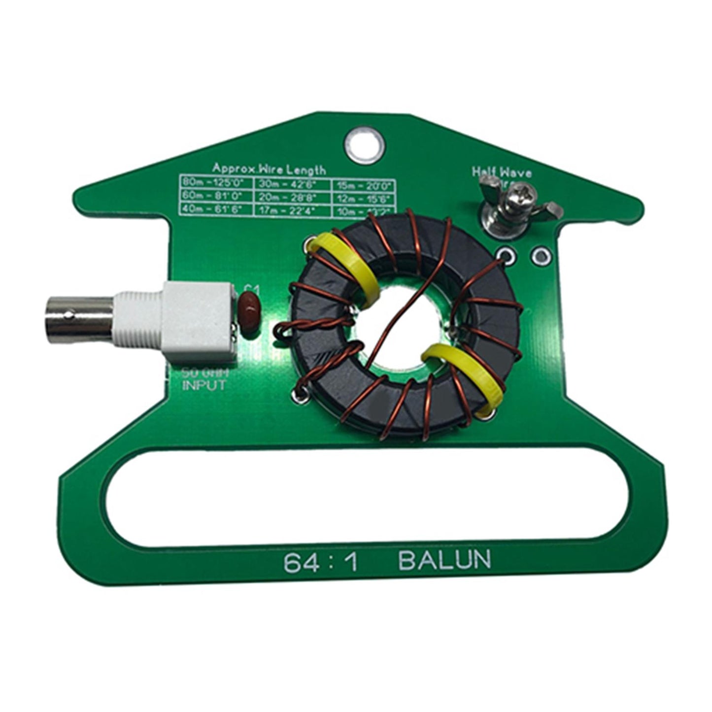 Portable 64:1 Balun 100W End Fed Half Wave Accessories Electronics DIY Kit