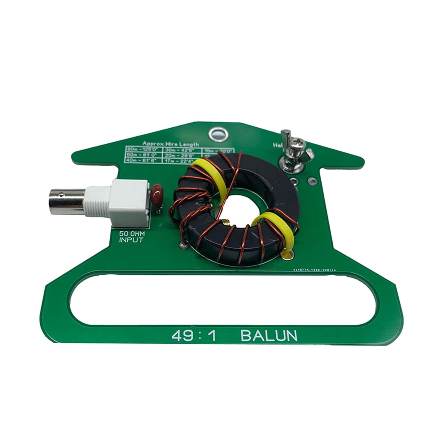Portable 49:1 Balun 100W End Fed Half Wave Antenna Accessories Finished