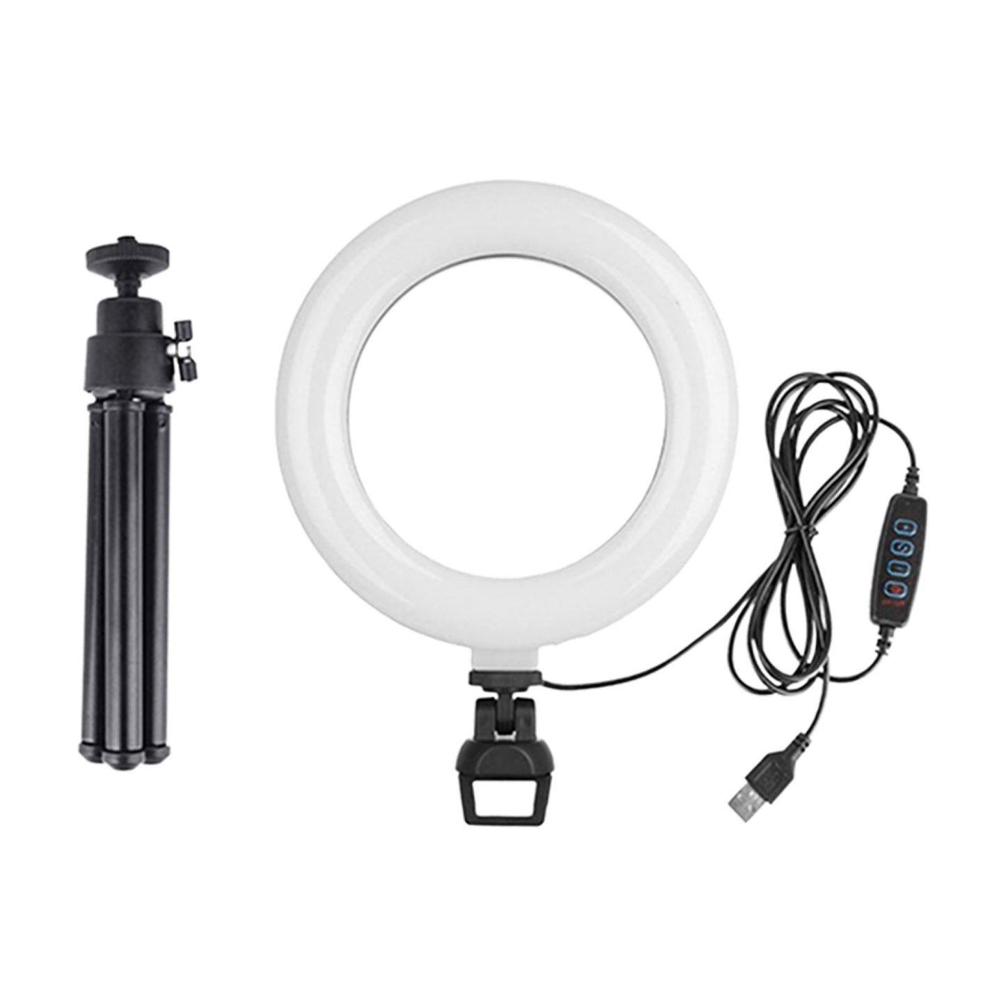 Ring Light 6" 3 Light Modes USB Powered for Live Streaming Laptop Computer