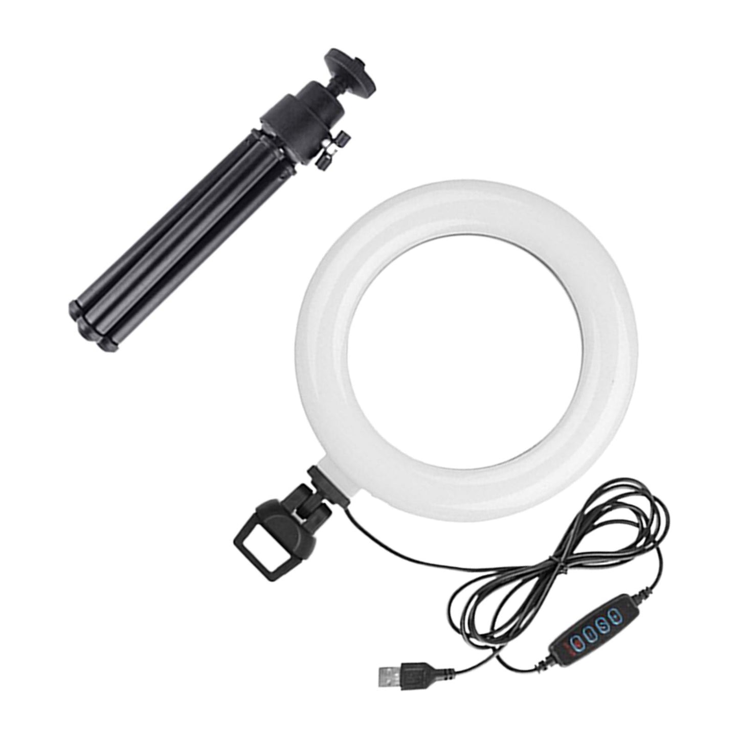 Ring Light 6" 3 Light Modes USB Powered for Live Streaming Laptop Computer